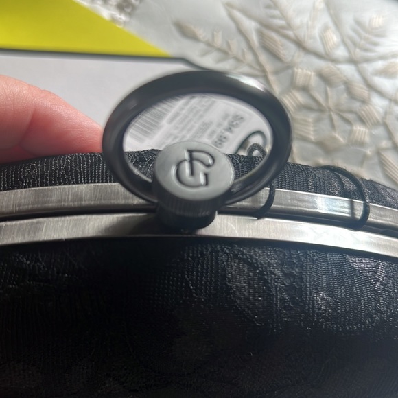 Prabal Gurung from Target black heart lace clutch NWT - Picture 3 of 7